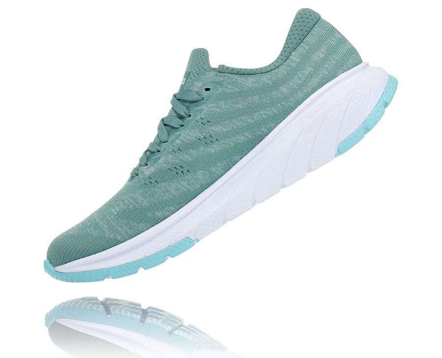 Hoka One One Yürüyüş Ayakkabısı Kadın Mavi/Beyaz - Cavu 3 - HO1980265